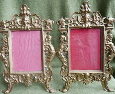 Antique Art Nouveau Photo Frames with stand. Spain 1890-1915