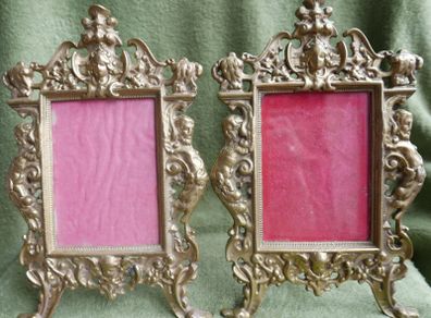 Antique Art Nouveau Photo Frames with stand. Spain 1890-1915