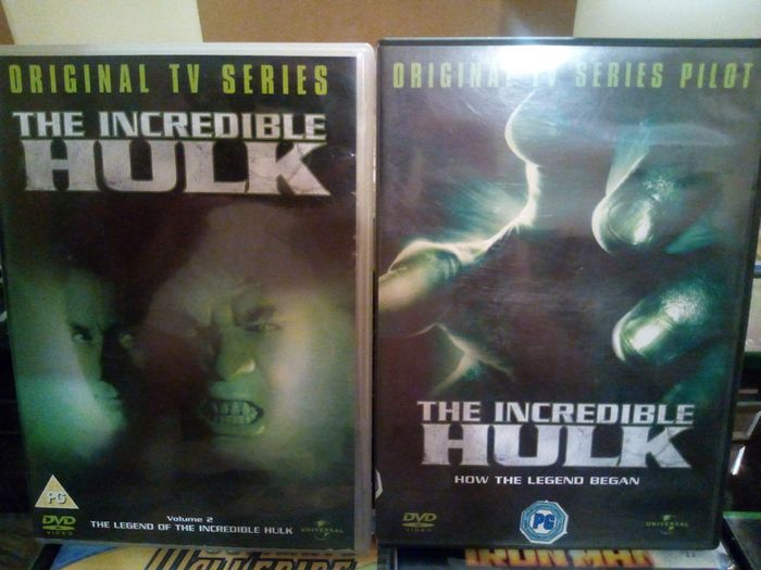 Incredible Hulk Dvd Bundle Marvel Bill Bixby Lou Ferrigno
