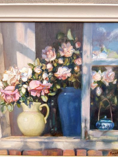 Oil painting by latvian artist Valery Baida 91x71cm