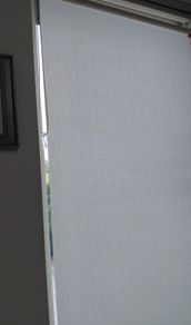 Cream roller blinds