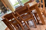 Table and 6 Chairs