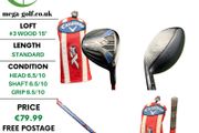 Callaway XR16 #3 Wood 15 Degree / Speeder 565 FW Evolution Regular