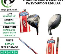 Callaway XR16 #3 Wood 15 Degree / Speeder 565 FW Evolution Regular