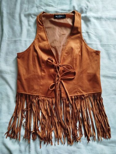 Suede top