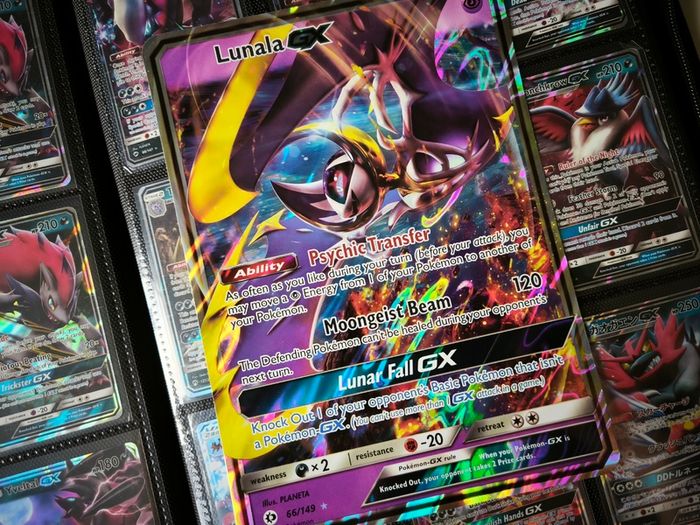 Lunala GX ! Jumbo Oversized Promo ! from Sun & Moon Era ! 2016 ! Pokemon Card !