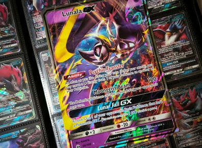 Lunala GX ! Jumbo Oversized Promo ! from Sun & Moon Era ! 2016 ! Pokemon Card !