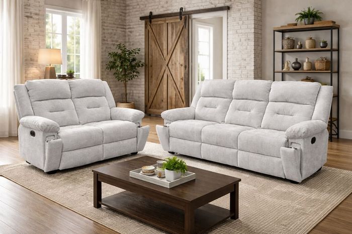 brand new recliner sofa with hiddem cup holders