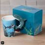 BRAND NEW Lisa Parker Shark Ceramic Shaped Handle Mug Image 9
