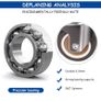 4 Heavy Duty 50mm Furniture Castors with Brakes Image 5