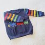 Boys Train Jumper Age 2-3 Image 2