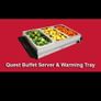 Buffet Servers /Plate  Warmers Quest Model BN R 16520 Euro Prices With Three Lidded  Serving Trays 1.2 Litre See The Food Through The  Plastic Lids  200 Watts  Beside Two Cash Machines SAFER Card Shopping. Image 10