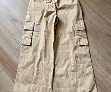 Primark wide leg cargo pants 11/12