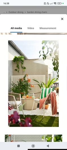 4 Ikea Chairs Outdoor/Garden