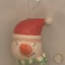 Vintage M&S XL Santa & Snowman Baubles 1990s Image 4