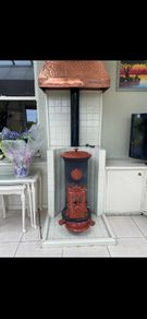 Godin stove, copper hood