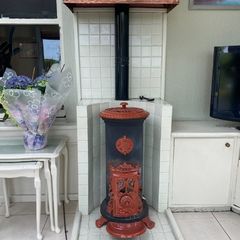Godin stove, copper hood