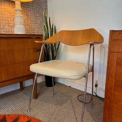 Vintage Retro Mid Century Robin Day 1952 Design Desk Chair/Occasional Chair