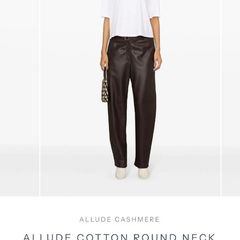 Allude navy tee
