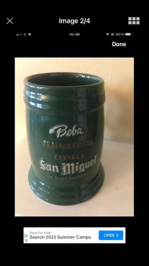 San Miguel Ceramic Tankard
