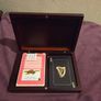 Mahogany Dual Deck Playing Card Box Image 2