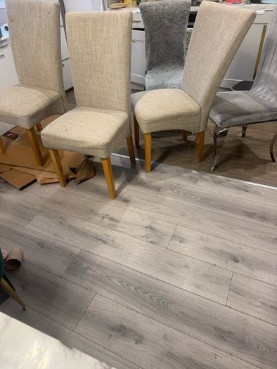 dinning chairs and table