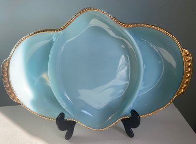 Reduced Retro Fire King  11 inch  long oven ware  compartment dish