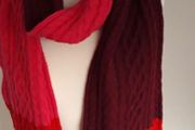Beautiful Avoca Warm Winter Scarf Maroon/Pink Combo