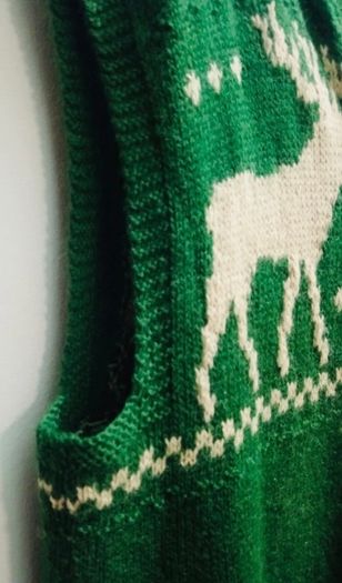 Rrl Double Ralph Lauren Vintage Rindeer Wool Vest