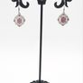 Royal Siam Sterling Silver & Pink CZ Earrings Image 10