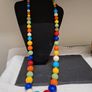 Vintage Colourful Retro Statement Necklace Image 2