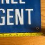 French embossed instruction sign. Image 5