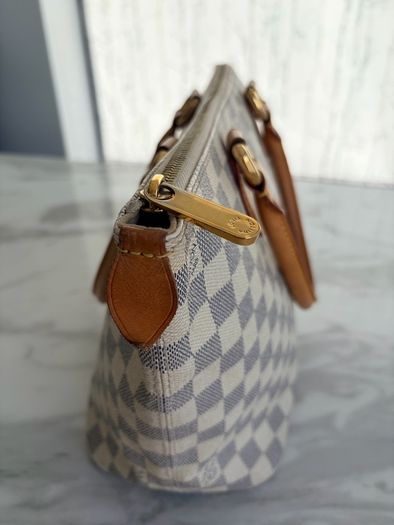 Louis Vuitton Damier Azur Canvass Saleya PM bag