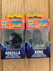 Funko Pop Keychains: Godzilla vs Kong Bundle
