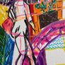 Original Art  Figurative Art Fauvist original Drawing Image 3