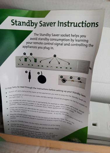 New standby saver socket in box