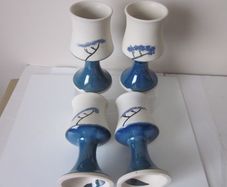 Four Goblets from Cool Mountain Pottery Youghal Co. Cork