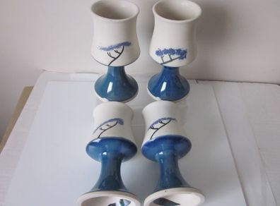 Four Goblets from Cool Mountain Pottery Youghal Co. Cork