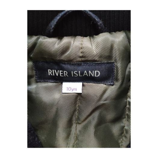Boys River Island stylish long coat like brand new up to 140cm