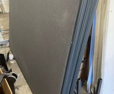 Dark Grey Fabric Office Screens