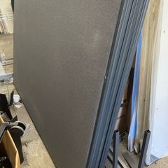 Dark Grey Fabric Office Screens