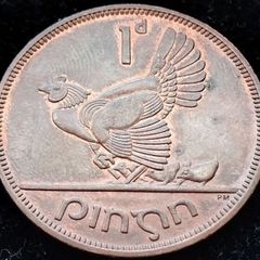 [#297] - Ireland 1968 | Irish 1d | One Penny | KM.11 | AU