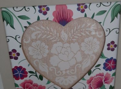 New heart photo frame