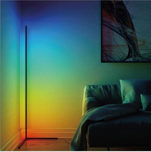 Corner WiFi Floor Lamp Smart RGBWIC LED Alexa
