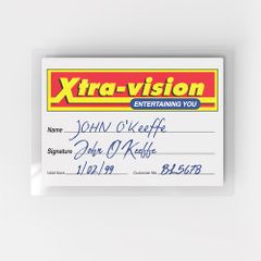 Replica Xtra-Vision Membership Card - Personalised