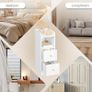 Slim Bedside Tables Set of 2, Narrow Image 4