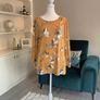Ladies Mustard Long Sleeved Top from Dunnes Stores UK 12-14 / EU 40-42 Image 4