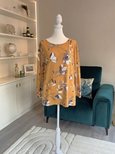 Ladies Mustard Long Sleeved Top from Dunnes Stores UK 12-14 / EU 40-42