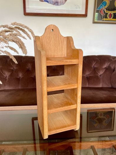 Rustic Decor Wooden Wall Hanging Counter Display Shelf 3 Tier or 4
