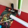 star wars Lego yoda poster in lightsaber roll Image 6